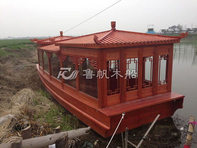 中式旅游觀光畫舫游船